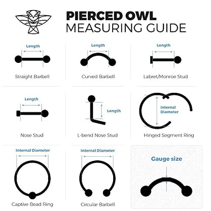 Pierced Owl - Double Jeweled Prong Set Round CZ Crystal Pregnancy Maternity Bioflex Belly Button Navel Ring - style: Aqua