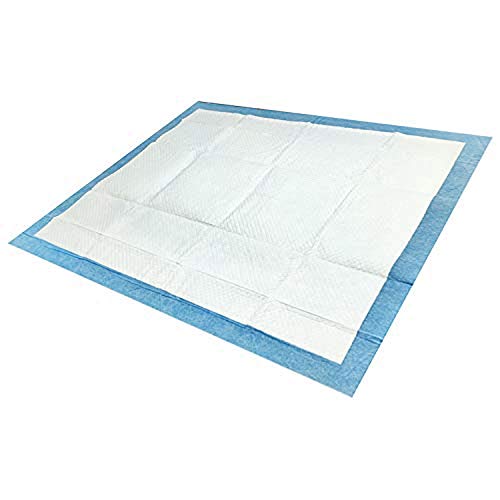 Disposable Underpads Size 23X36 Case of 150 Blue and White Great for Changing Table and Surfaces - size: 23X36