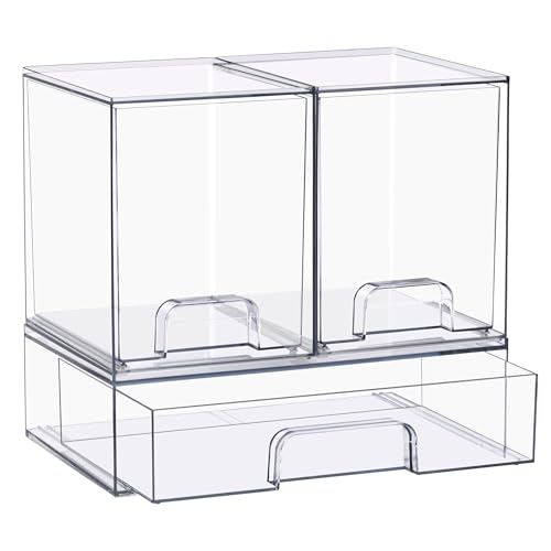 Sorbus Baby Bottle Organizer, Stackable Design (2 Tall + 1 Wide) - size: 2 Tall + 1 Wide