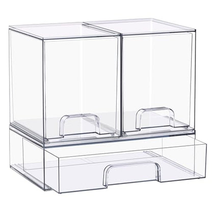 Sorbus Baby Bottle Organizer, Stackable Design (2 Tall + 1 Wide) - size: 2 Tall + 1 Wide