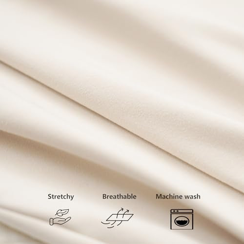 Konssy 2 Pack Nursing Pillow Covers, Soft Stretchy Cover for Breastfeeding - color: Beige,brown