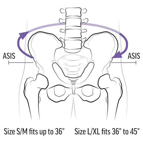 OPTP Maternity SI-LOC, SI Joint Support Belt for Women – Large/Extra-Large - size: Large-X-Large
