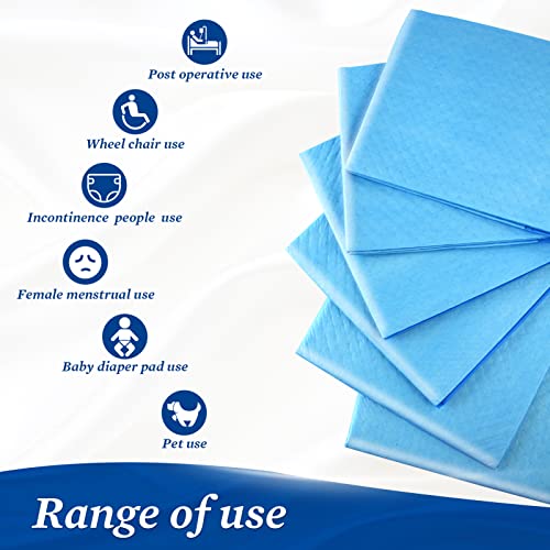 SOFYFINE 50 Count Disposable Bed Pads 23"x36",Waterproof Puppy Pee Pad - size: 23"x36"(50 Count)