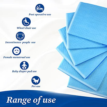 SOFYFINE 50 Count Disposable Bed Pads 23"x36",Waterproof Puppy Pee Pad - size: 23"x36"(50 Count)