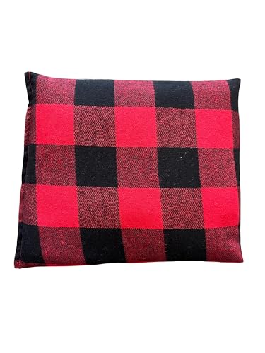 Microwaveable Heating Pad (Red Plaid) - color: Red Plaid