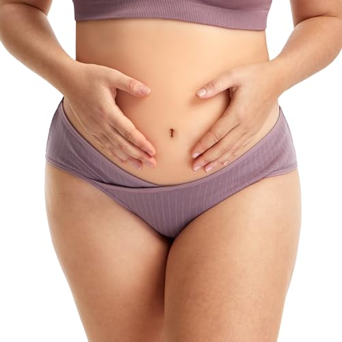 HBselect Maternity Underwear Cotton Healthy Comfort Maternity Panties - color: 6pack-multicoloured-b, size: Medium