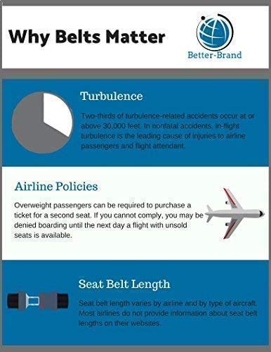 Adjustable 7-31" Airplane Seat Belt Extender - Universal Seat Belt Extender for Airplanes - FITS All Airlines in US Except Southwest 1