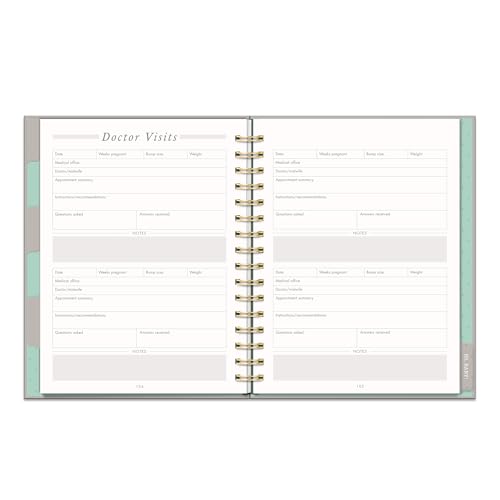 Studio Oh! Countdown to Baby Pregnancy Journal for Women - color: Gold