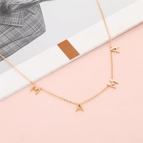 SKQIR Mama Necklaces for Women with Message Card - color: Rose Gold MAMA