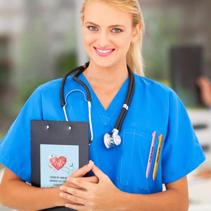 Mooliwe 24 Pcs Affirmation Notebooks Pens Bulk Gifts, Gratitude,Nurse - style: Nurse