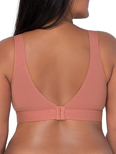 Fruit of The Loom Women's 2-Pack Full Coverage Wireless Cotton Bra - Soft & Everyday Comfort - color: Desert Dusk/Olive Night, size: Small