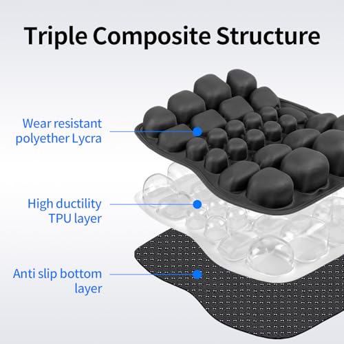 Inflatable Seat Cushion for Chair, Car, Travel & Back Support