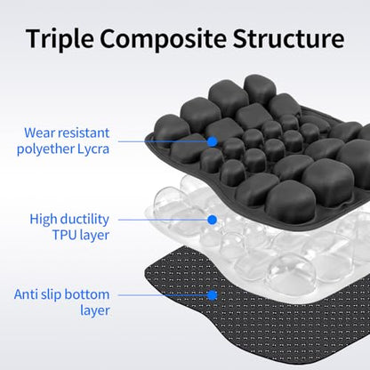 Inflatable Seat Cushion for Chair, Car, Travel & Back Support