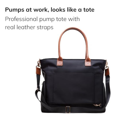 Sarah Wells Abby Breast Pump Tote (Black) - color: Black