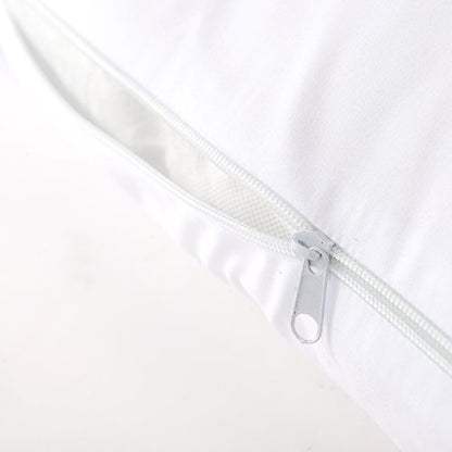 Cheer Collection White Pillowcase for J Shaped Pillow - size: J Shape Pillowcase