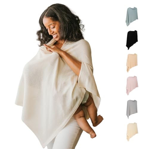 Gold Mamas Breathable Nursing Cover for Breastfeeding - color: Sand/Beige