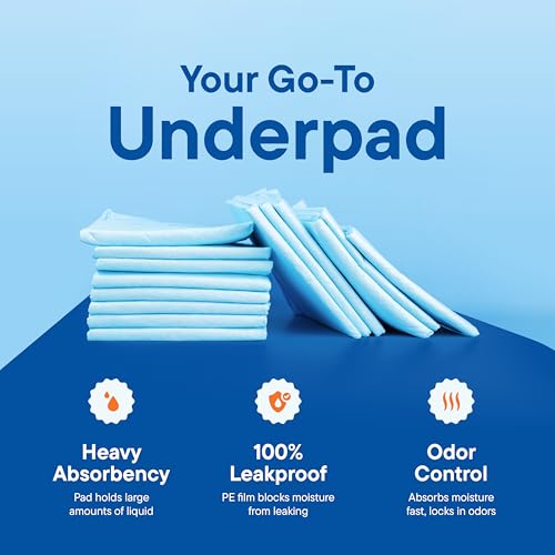 Chucks Pads Disposable [100-Pack] Adult Incontinence Underpads 23"x36" - size: 23" x 36"