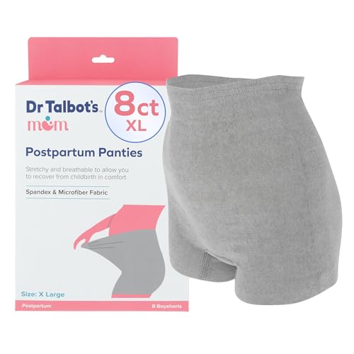 Dr. Talbot's Mom Postpartum Underwear Gray - size: X-Large
