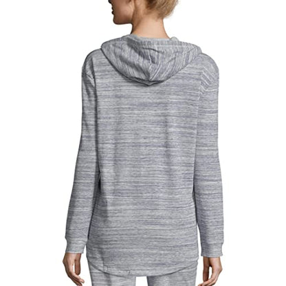 Hanes womens French Terry Zip Hoodie - color: Navy Spacedye, size: Medium