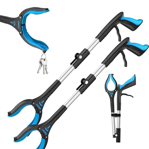KEKOY 26 Inch Grabber Reacher Tool, 2 Pack, Foldable Pickup Tool - size: 26 Inch of 2 Pack