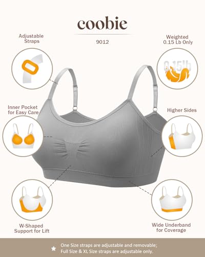 Coobie Seamless Scoopneck Bra - color: Sage Green, size: Large