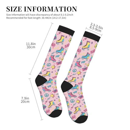 Compression Sock Graduated Knee High Sock for Women Men - color: 25
