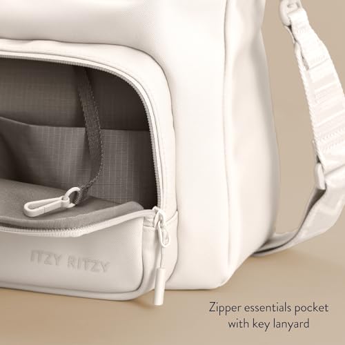 Itzy Ritzy Belong Cargo Caddy Stroller Organizer & Crossbody Bag (Cream) - color: Cream