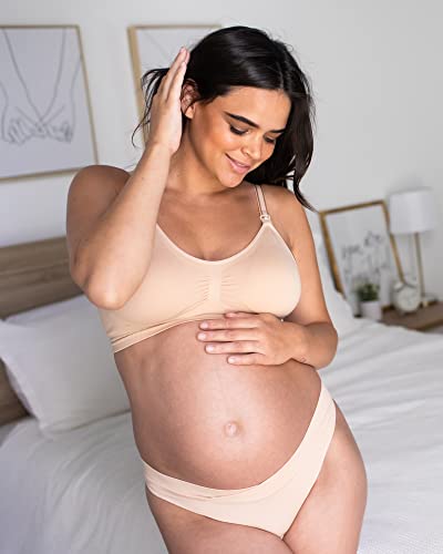 Kindred Bravely Maternity Thong Panties | Under the Bump Maternity Thong 2-Pack - size: Small-Medium