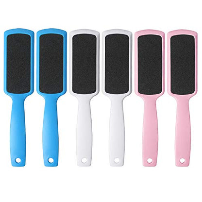Fu Store Pedicure Foot Files Callus Remover with Double Sided Feet Rasp - size: 1 Count (Pack of 6)