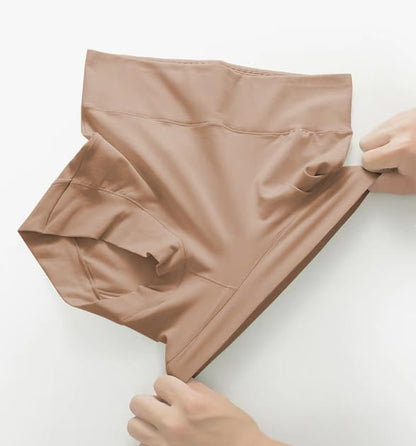 Postpartum C Section Cotton Compression Underwear Recovery Panties - color: Black + Tan, size: 9