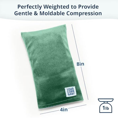 Mini Microwave Heating Pad and Cold Pack, Cold Hands, Neck and Wrists 4x8in - color: Morning Dew
