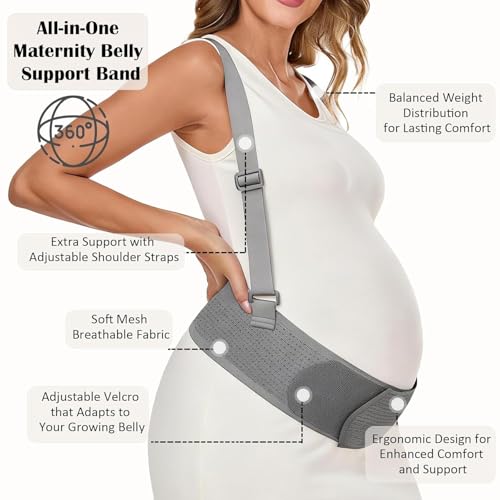 Pregnancy Belly Bands for Pregnant Women, Maternity Pregnancy Support Belt