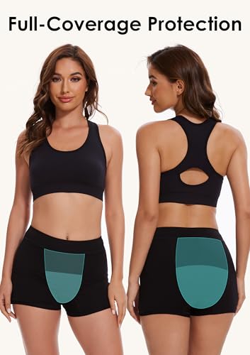 YESWEL Overnight Period Shorts for Women Leak-proof Heavy Flow Postpartum - size: Large