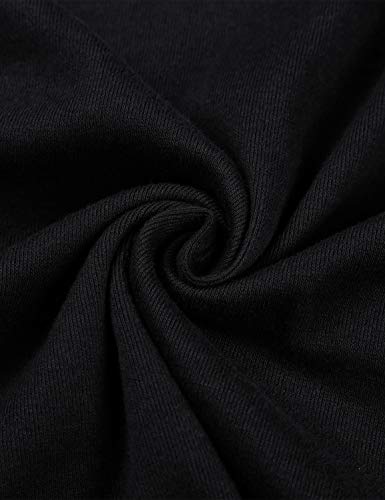 Joymom Maternity Warm Cowl Neck Nursing Sweatshirt Breastfeeding Tunic Tops - color: 43 Black, size: X-Large