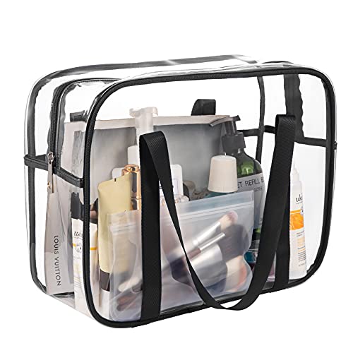 Large Clear Makeup Bag, Cosmetics Organizer Bag, pvc Travel Toiletry Bag