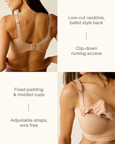 Kindred Bravely Signature Sublime Seamless Contour Maternity & Nursing Bra - color: Twilight, size: Medium