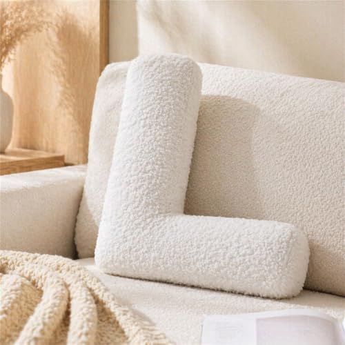 Letter Plush Pillow, Letter Hugging Throw Pillows, Decorative Initial Letter Shaped Throw Pillows for Bed Couch, Letter Pillows English Alphabet A to Z for Sofa Bedroom Living Room Decor (L) - color: L