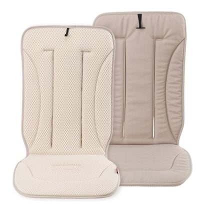 Momcozy Reversible Stroller Seat Liner, Mesh & Water-Resistant Sides - color: Khaki, size: Breathable Pad