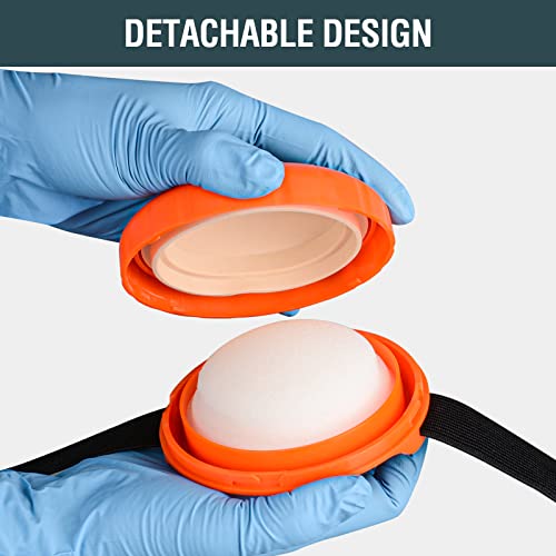 Injection Practice Pad, Wearable IM and SQ Training Model - color: Orange