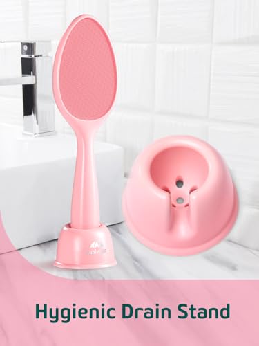 Glass Foot File Foot Callus Remover - color: 2 Sided-pink With Gift