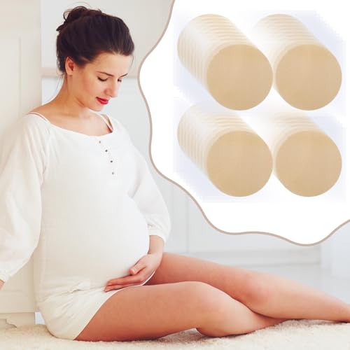 Shyyween 30 Pcs Pregnancy Belly Button Cover Round Skin Color - color: Skin Color, style: Round