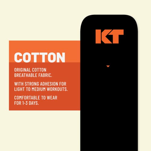 KT Tape, Original Cotton, Elastic Kinesiology Athletic Tape, 16’ Uncut Roll - color: Beige