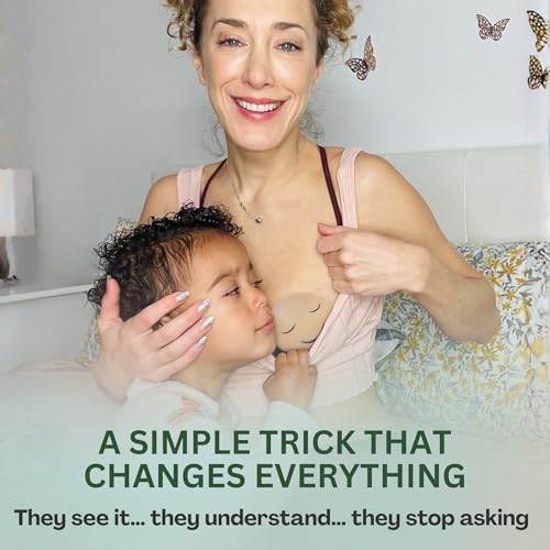 4" Silicone Nipple Covers to Stop Breastfeeding | Toddler Weaning Aid - color: Nude - 4"