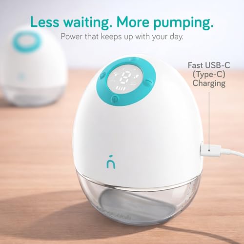 Nanobebe Wearable Breast Pump Hands Free Wireless Electric Breast Pump Smart App Controlled Pump Quiet Portable Multiple Modes, 2-Pack - size: 2 Pack