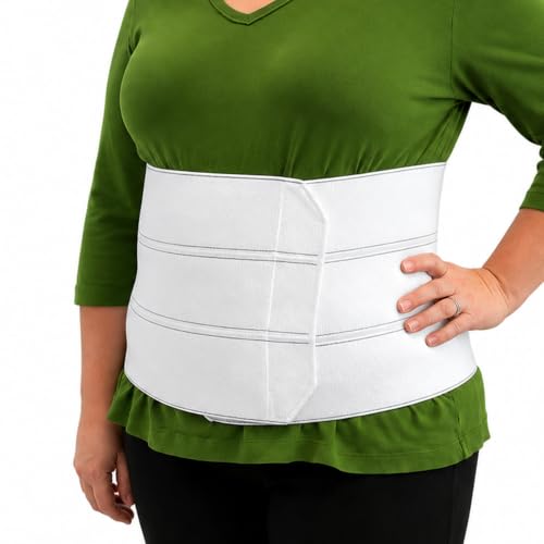 Plus Size Bariatric Abdominal Binder Post Surgery - Belly Binder - 9" - size: 3X-Large (Pack of 1), style: 3 Panel (9")