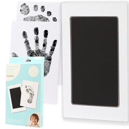 Pearhead Clean Touch Baby Ink Pad Kit, Medium/Large, 1-Pack - color: Black 1-Pack, size: Large 3” x 5”