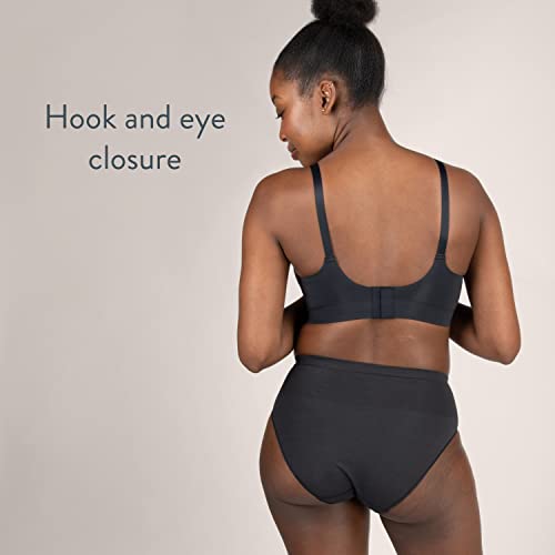 Bravado Designs Women's Enrich Seamless Nursing Bra Maternity Bra Wireless Clip Down for Breastfeeding S-XXL - color: Black, size: Medium