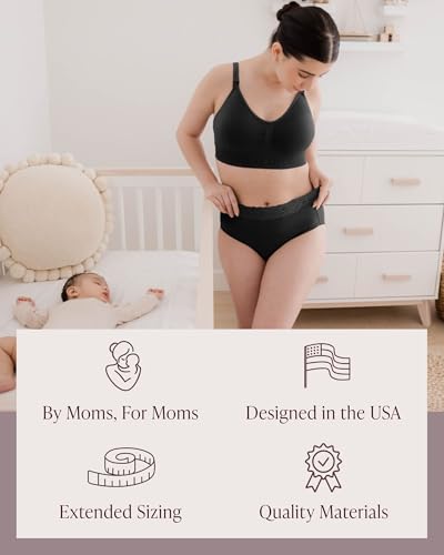 Kindred Bravely High Waisted Postpartum and Maternity Underwear - color: Neutrals, size: Large