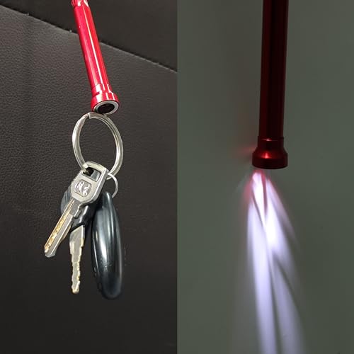 Magnetic Claw Grabber Pickup Tool with LED Light, 24.4in Retractable Reacher Grabber Tool, 2lb Pull Strength Magnetic Flexible Pick Up Tool for Sink Drain, Garbage Litter & Small Metal Items