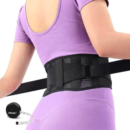 Lower Back Brace for Women & Men, Lumbar Support Belt X-Large - size: X-Large (37" - 41" Waist)